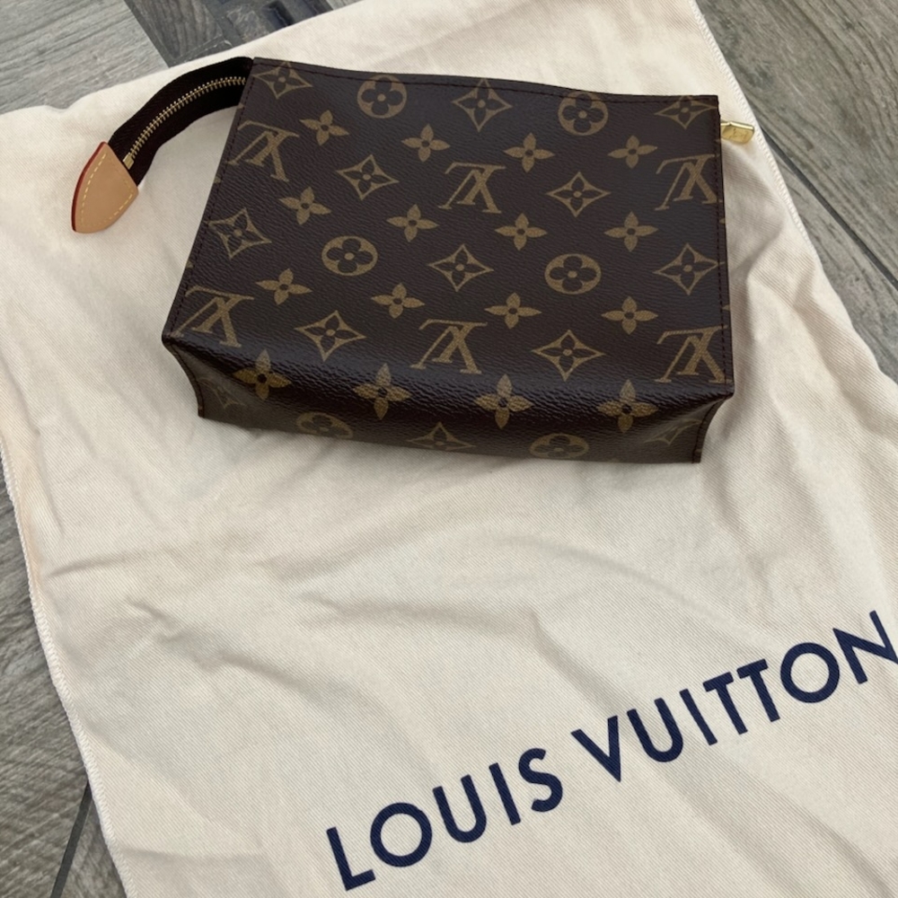 Louis Vuitton Brown Monogram Toiletry Bag